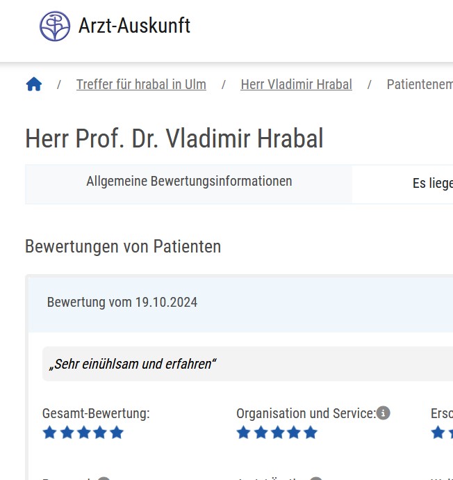 Patientenmeinungen